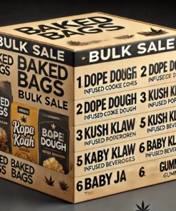 Dope Dough (Infused Cookie Dough) – Schachtel mit 13 Gläsern